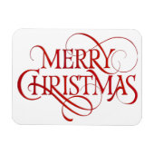 Eenvoudig Rood en Wit, prettig, flexibel magneet (Horizontaal)