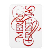 Eenvoudig Rood en Wit, prettig, flexibel magneet (Verticaal)