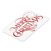 Eenvoudig Rood en Wit, prettig, flexibel magneet (Linkerzijde)