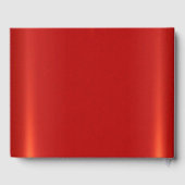 Eenvoudig rood gastenboek (Achterkant)