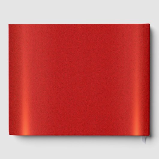 Eenvoudig rood gastenboek (Achterkant)