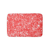 Eenvoudig rood glitterpatroon badmat (Voorkant)
