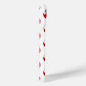 Eenvoudig rood grijs volleyballen patroon monogram Case-Mate iPhone case (Achterkant / Rechts)