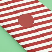 Eenvoudig rood grillig gestreept Schattige minimal Cadeaupapier