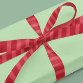 Eenvoudig rood grillig Schattige klassiek gestreep Satijnen Lint