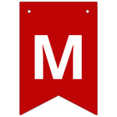 Eenvoudig rood | Groene Vrolijke Kerstgroeten Vlaggetjes (Eerste vlag)