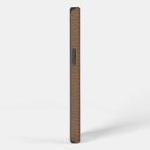 Eenvoudig rood, leder iPhone hoesje (Rechterkant)