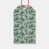 Eenvoudig Rood Modern Kalligrafie Script Kerstmis Cadeaulabel (Achterkant)