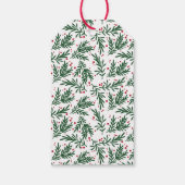 Eenvoudig Rood Modern Kalligrafie Script Kerstmis Cadeaulabel (Achterkant)