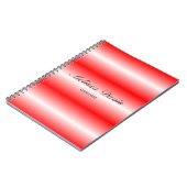 Eenvoudig rood notitieboek (Linkerzijde)