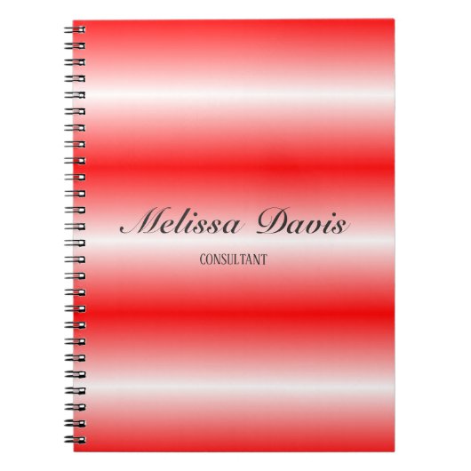 Eenvoudig rood notitieboek (Voorkant)