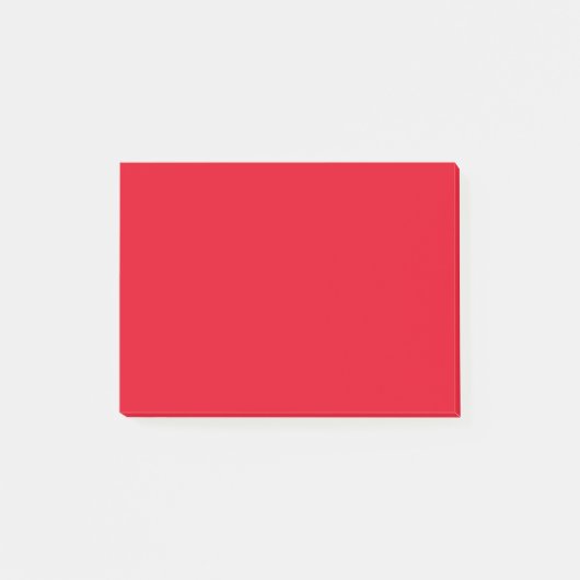 Eenvoudig rood post-it® notes (Voorkant)