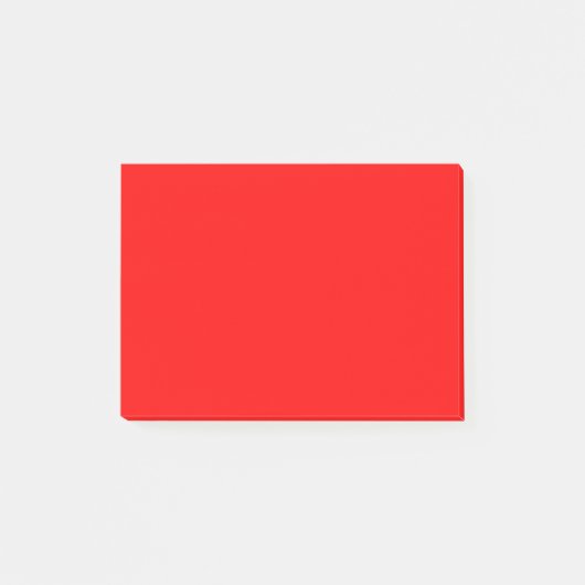 Eenvoudig rood post-it® notes (Voorkant)