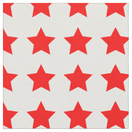 Eenvoudig rood Star-patroon Stof