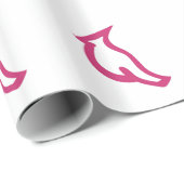 Eenvoudig rood-vogelpakpapier cadeaupapier (Rol Hoek)