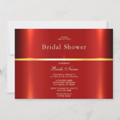 Eenvoudig rood Vrijgezellenfeest Kaart (Voorkant)