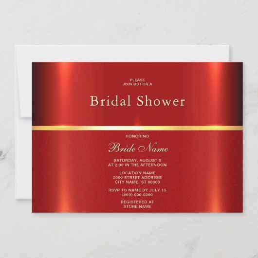 Eenvoudig rood Vrijgezellenfeest Kaart (Voorkant)