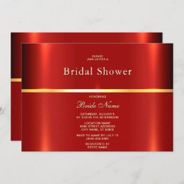 Eenvoudig rood Vrijgezellenfeest Kaart