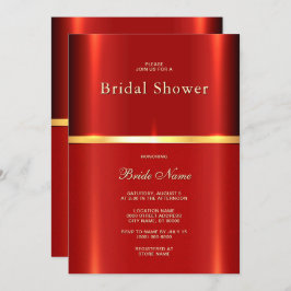 Eenvoudig rood Vrijgezellenfeest Kaart