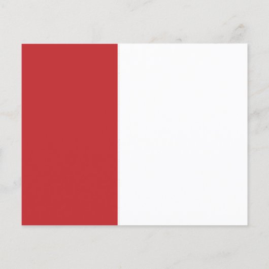 Eenvoudig Rood Wit 2025 Afstuderen Uitnodiging (Achterkant)