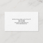 Eenvoudig Rood Wit Minimalistisch Creatief Modern Visitekaartje (Achterkant)