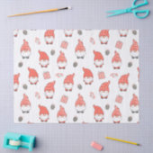 Eenvoudig rood-witte feestdag tissuepapier (Craft)