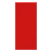 eenvoudig rood zwart reclamekaart (Achterkant)