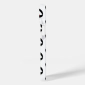 Eenvoudig rood zwart volleyballen patroon monogram Case-Mate iPhone case (Achterkant / Links)