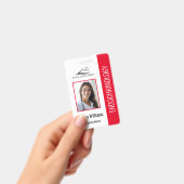 Eenvoudig rood zweten badge (Handheld)