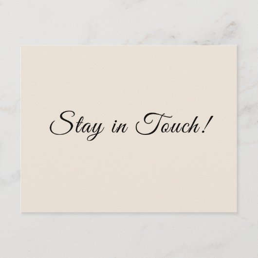 Eenvoudig room We hebben adreswijziging verplaatst Informatiekaartje (Achterkant)