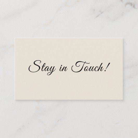 Eenvoudig room We hebben adreswijziging verplaatst Informatiekaartje (Achterkant)