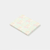 Eenvoudig  Roos Afdruk Floral Sticky Notes (Schuin)