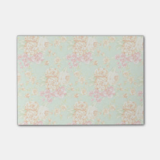 Eenvoudig  Roos Afdruk Floral Sticky Notes