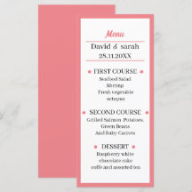 Eenvoudig Roos bruiloft diner