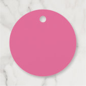 Eenvoudig Roos Gepersonaliseerd bruiloft Bedankjes Labels (Achterkant)