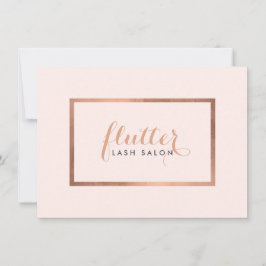 Eenvoudig Roos Gold Lash Salon Pink Cadeaubon