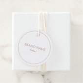 Eenvoudig Roos Goud wit Prijs Labels (In situ)