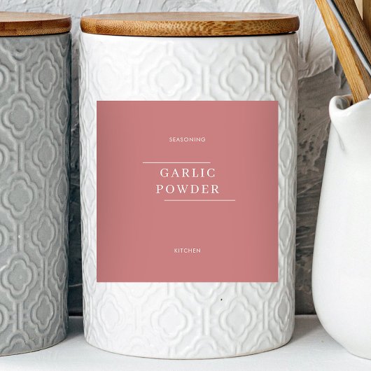 Eenvoudig rosy minimale keukenkrabbers sticker