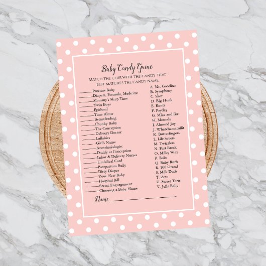 Eenvoudig roze Baby schoeisel met Snoep Kaart