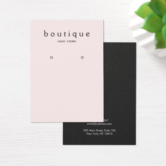 Eenvoudig roze beeldscherm Kaart (Bureau)