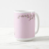 Eenvoudig Roze Bloesems Koffiemok (Voorkant rechts)