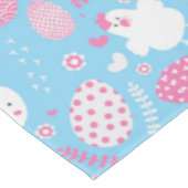 Eenvoudig roze en blauw paaspatroon | Tablecloth Tafelkleed (Gekanteld)