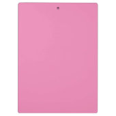 Eenvoudig Roze en Zwart Uw Bericht Tekst Sjabloon Klembord (Achterkant)