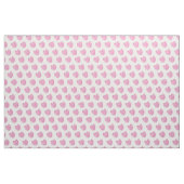 Eenvoudig roze hartritme bevestigen stof (Yard (91,4 cm))