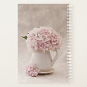 Eenvoudig Roze hydrangeas in een Pitcher Planner (Achterkant)