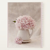 Eenvoudig Roze hydrangeas in een Pitcher Planner (Achterkant)