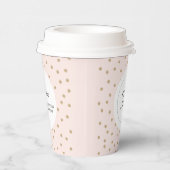 Eenvoudig roze, minimale maatbekertjes voor zakeli papieren bekers (Rechts)