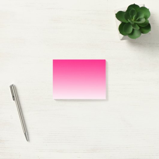 Eenvoudig roze naar wit post-it® notes (Kantoor)