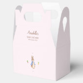 Eenvoudig Roze Peter het Konijn Bedankdoosjes (Geopend)