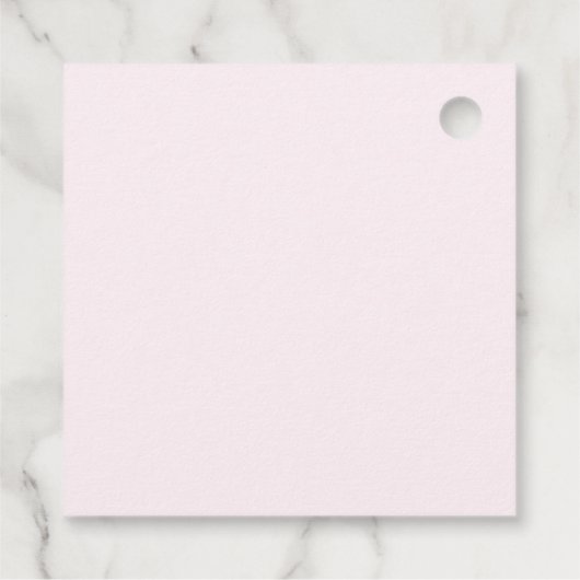 Eenvoudig Roze Peter het Konijn Bedankjes Labels (Achterkant)